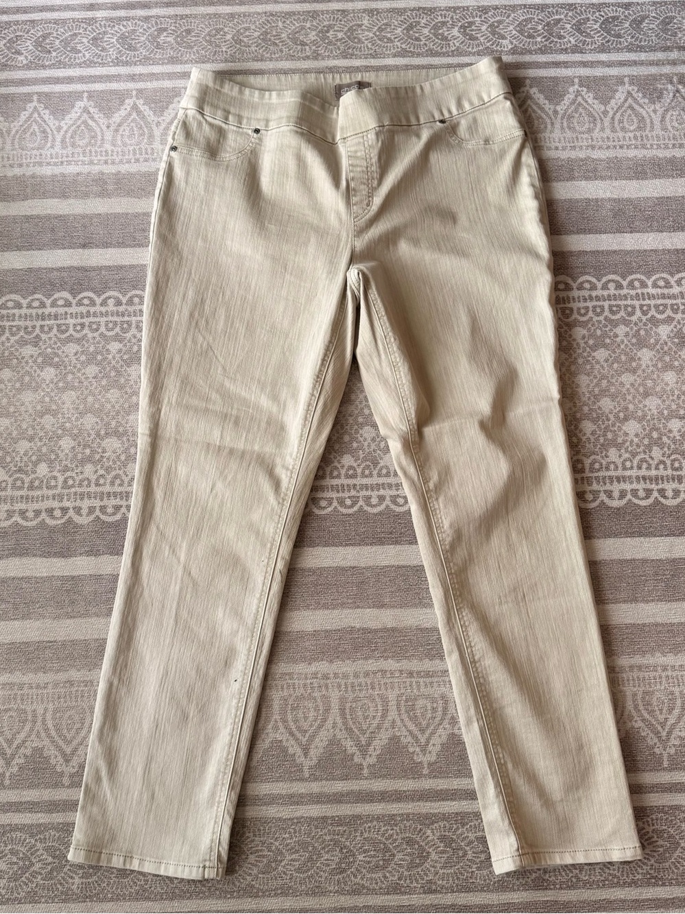 Chico Khaki PullOn Jean Sz- 2.5